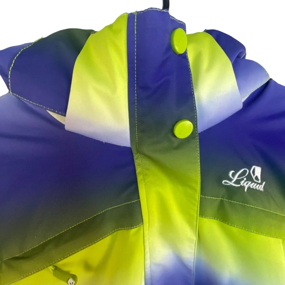 LIQUID Freerider Snowboard Jacket Mens Medium‎ Hooded Waterproof Insulated Ski